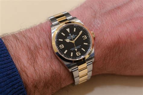 rolex explorer gold price|rolex explorer 1 cost.